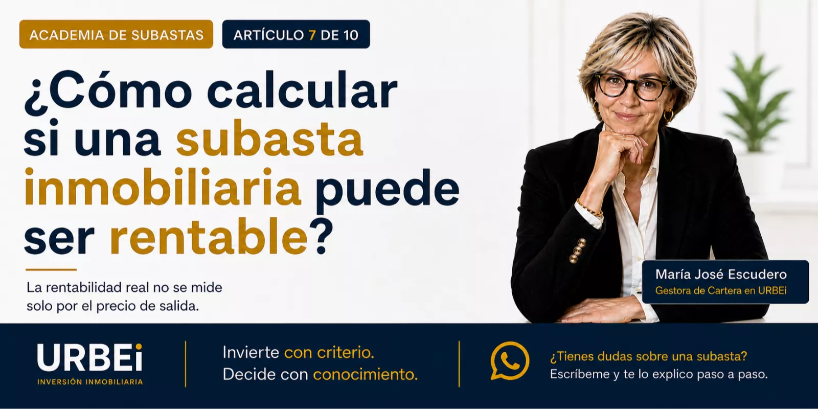 Cómo calcular la rentabilidad en subastas inmobiliarias