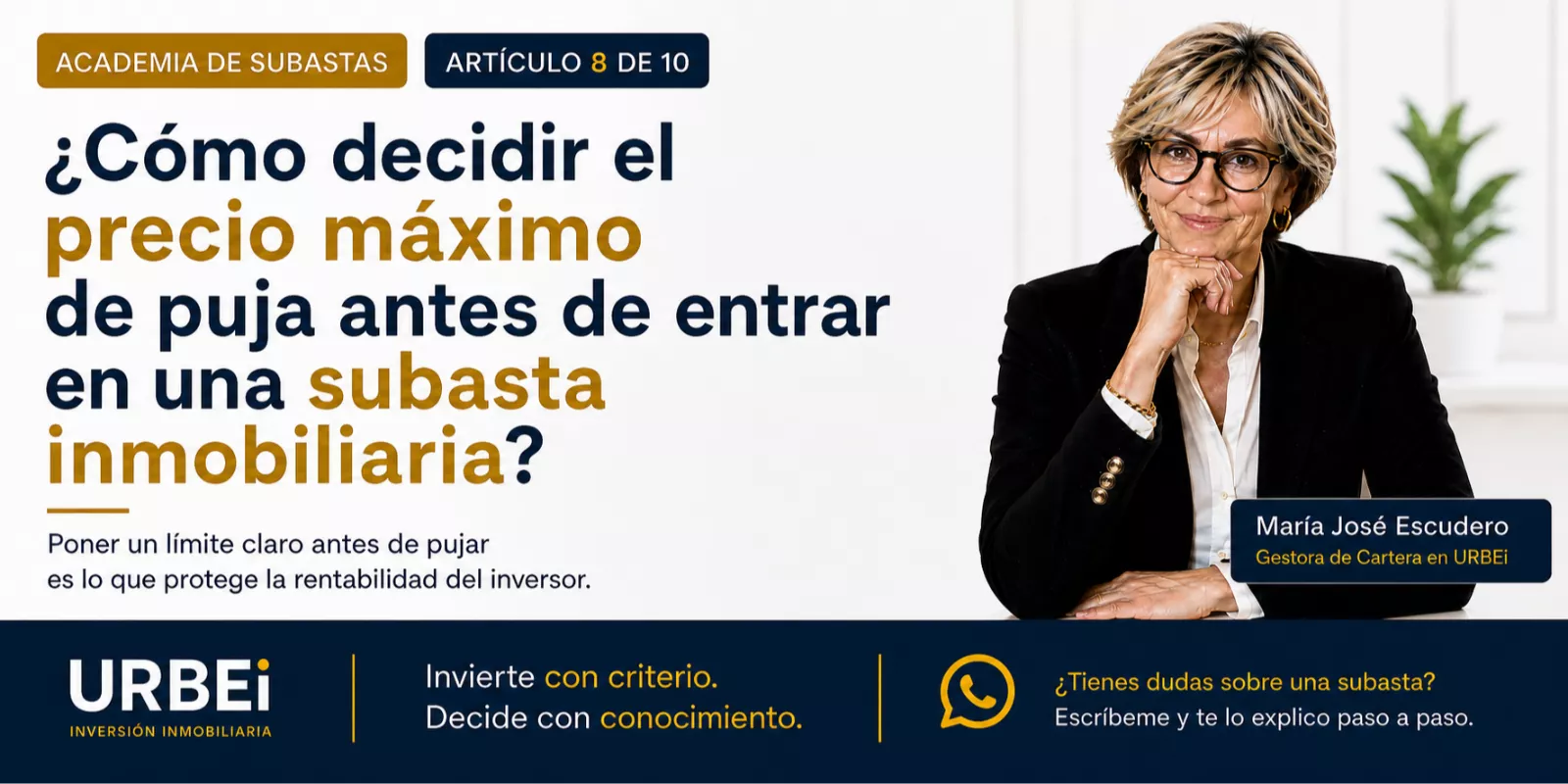 Cómo establecer tu precio máximo en subastas inmobiliarias