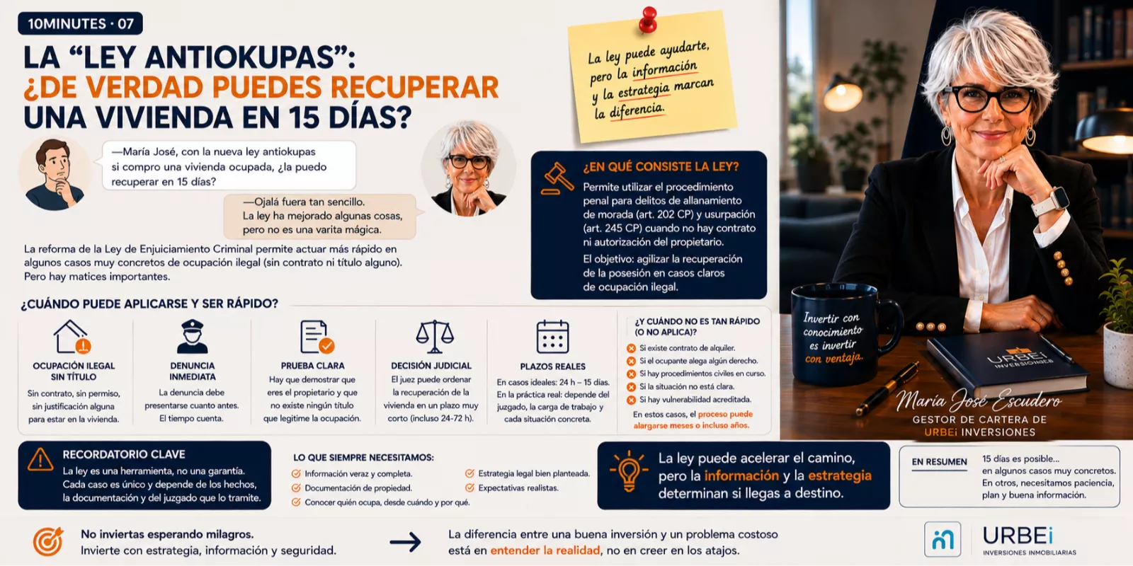 Comprar viviendas ocupadas: riesgos y estrategias